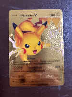 BASIC] Pikachu V Pikachu V Pokémon Card Gold Card