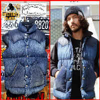 Hysteric Glamour x Rocky Mountain Studded Down Vest 38 M Size