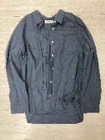 Shirt, navy blue, long sleeves, size M