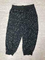 Pants, polka dots, black, knee length, size M