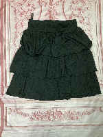 Ruffle Skirt Black Size L
