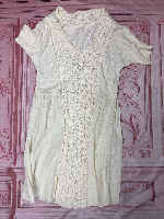 Knit Dress White Size L