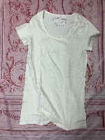 Cut and sewn white size M