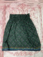 Skirt, checkered, size L